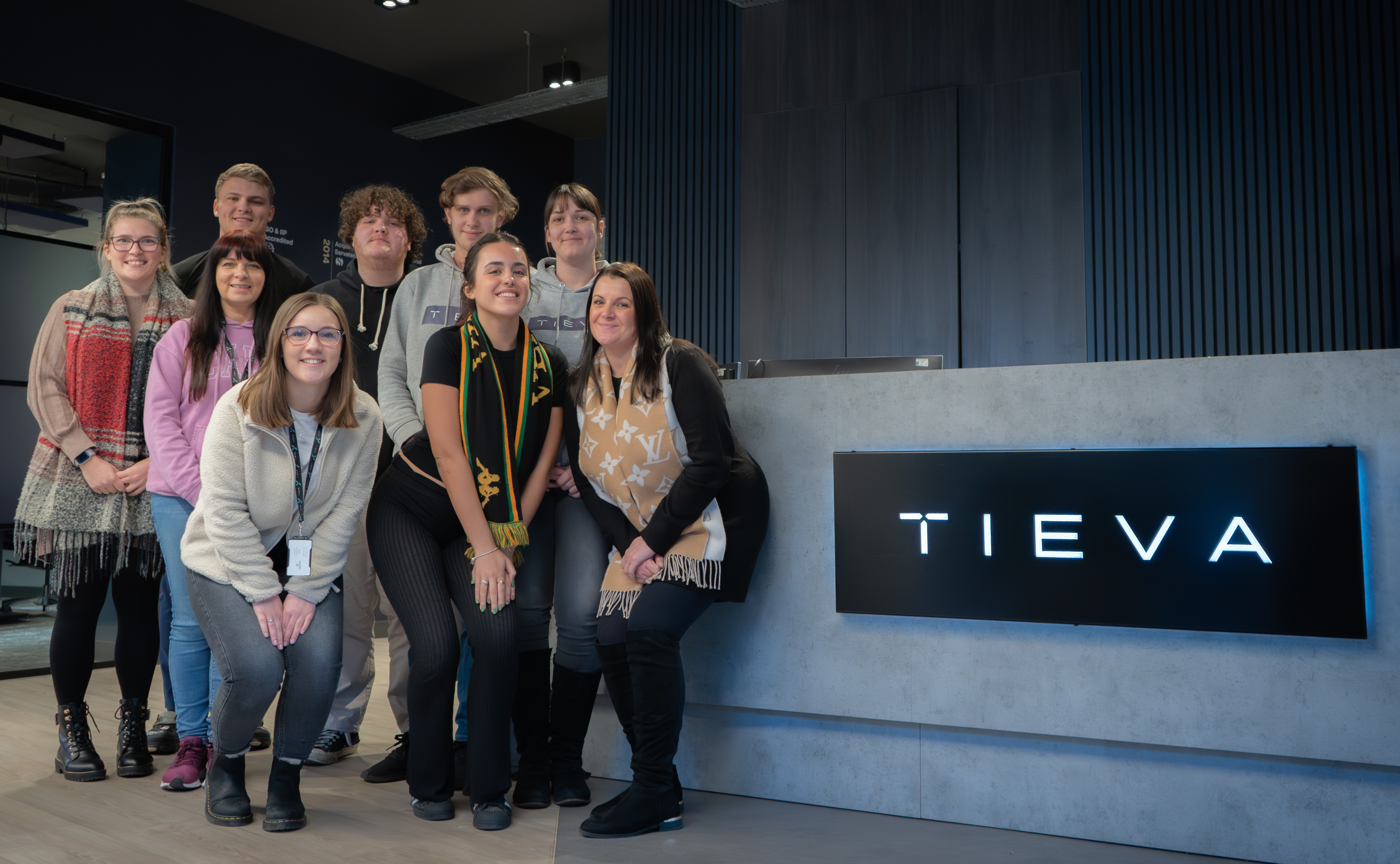 Shipley College T Level students visit TIEVA Shipley College T Level students visit TIEVA
